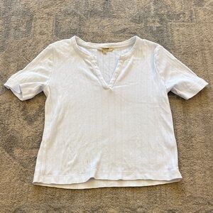 Madewell split neck tee EC size M